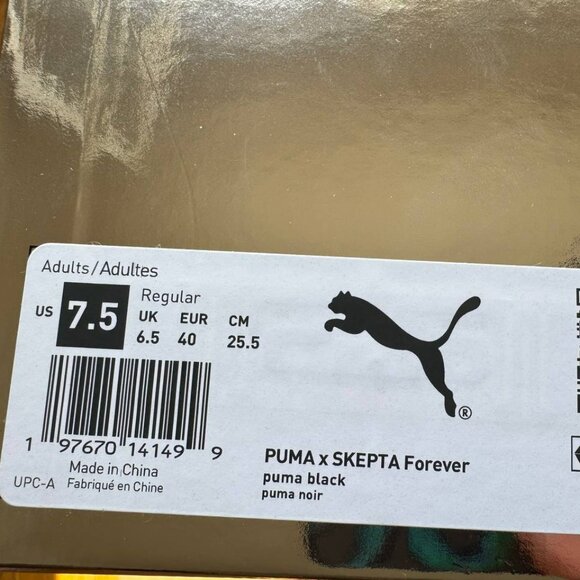 PUMA x SKEPTA Forever Sneakers (Black) Limited Edition. Brend new! - Picture 5 of 5